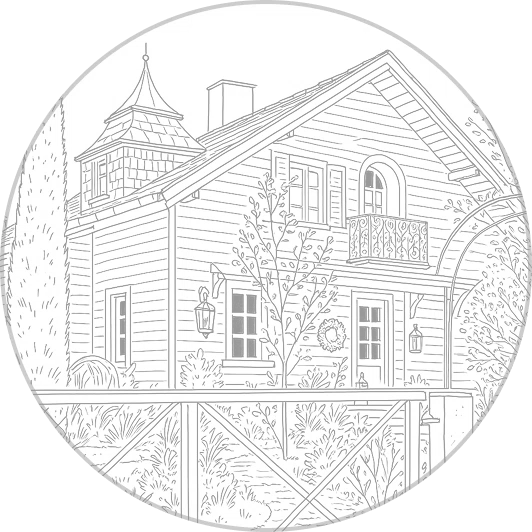 Alte Gärtnerei Waldhaus Illustration